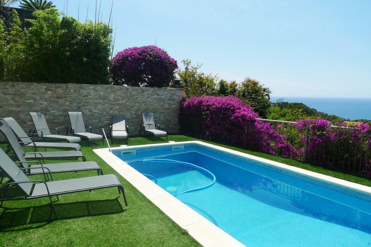Luxury Villa Vista Del Mar Lloret de Mar Extérieur photo
